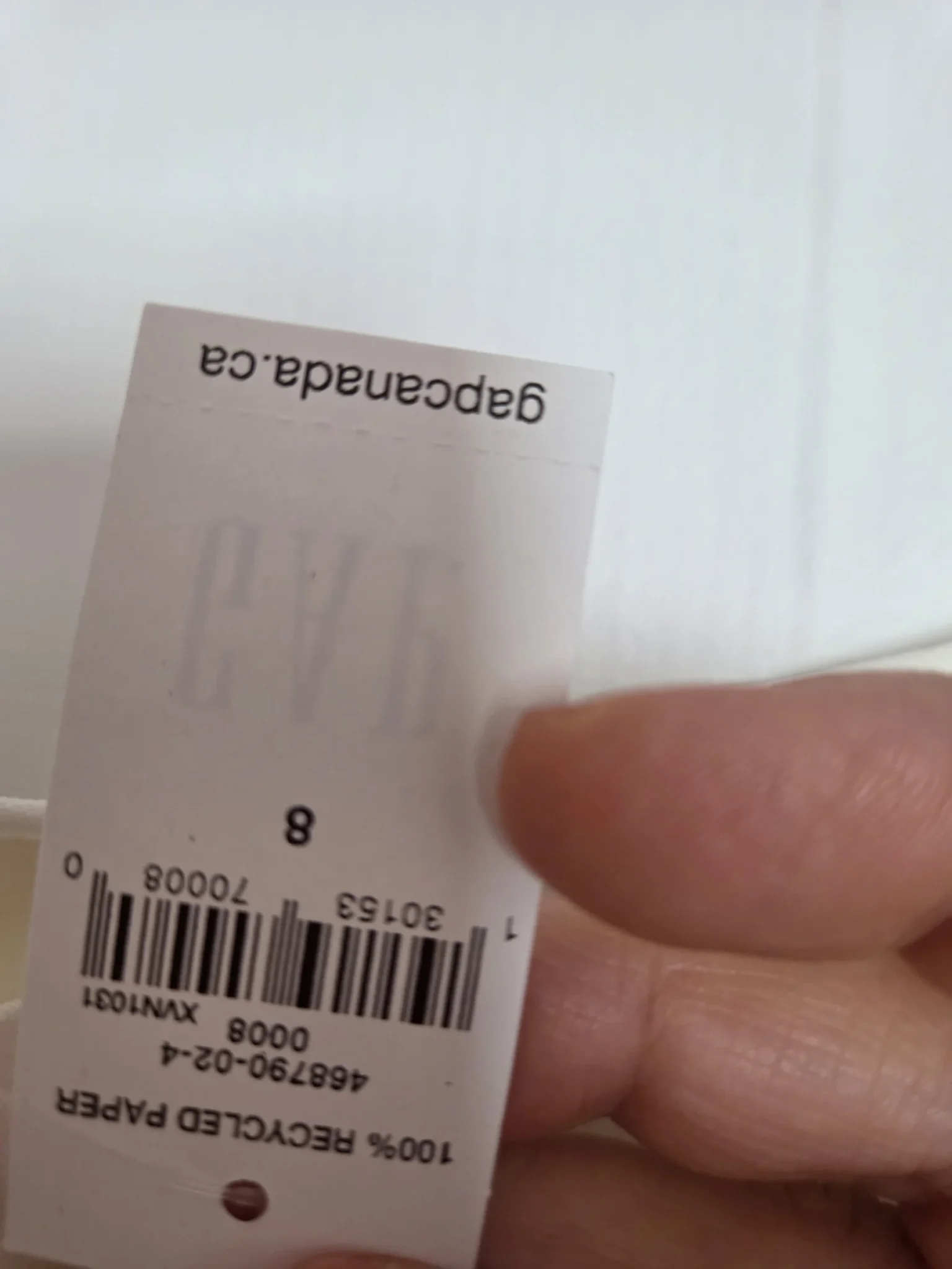 Image for Salopette GAP cotton blanc avec ceinture du même matériel