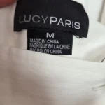 Thumbnail for Robe blanche avec boutons