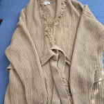 Thumbnail for Brown wool and cashmere jumper.
