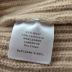 Thumbnail for Brown wool and cashmere jumper.