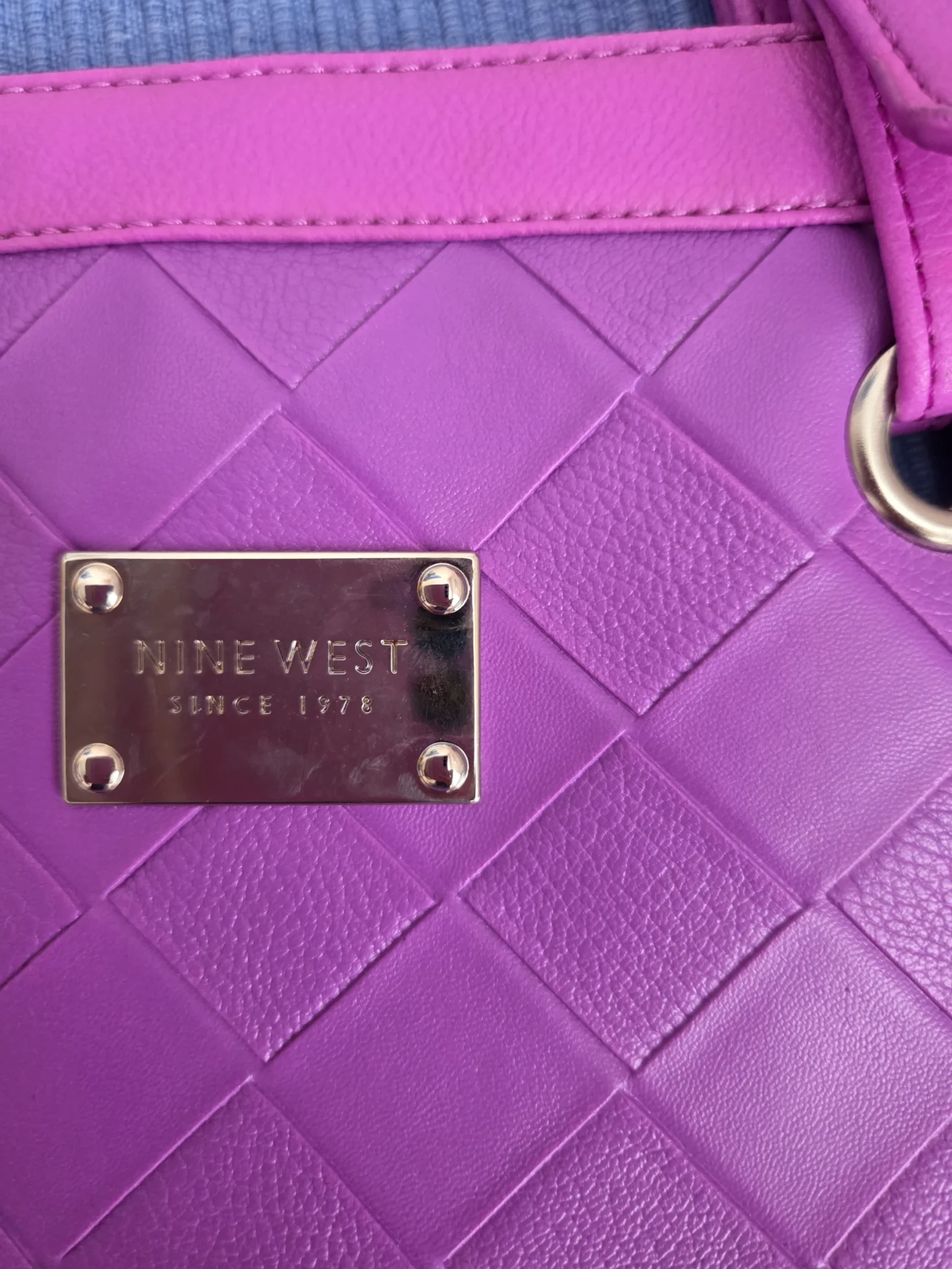 Image for Nine West pink women’s tote bag