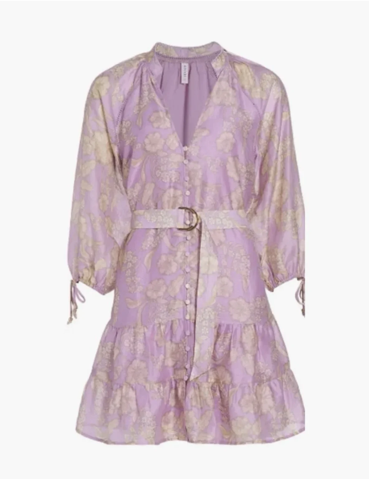 Image for Robe Kivari fleuri mélange lin