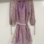 Thumbnail for Robe Kivari fleuri mélange lin