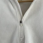 Thumbnail for Cream-coloured half-zip jumper