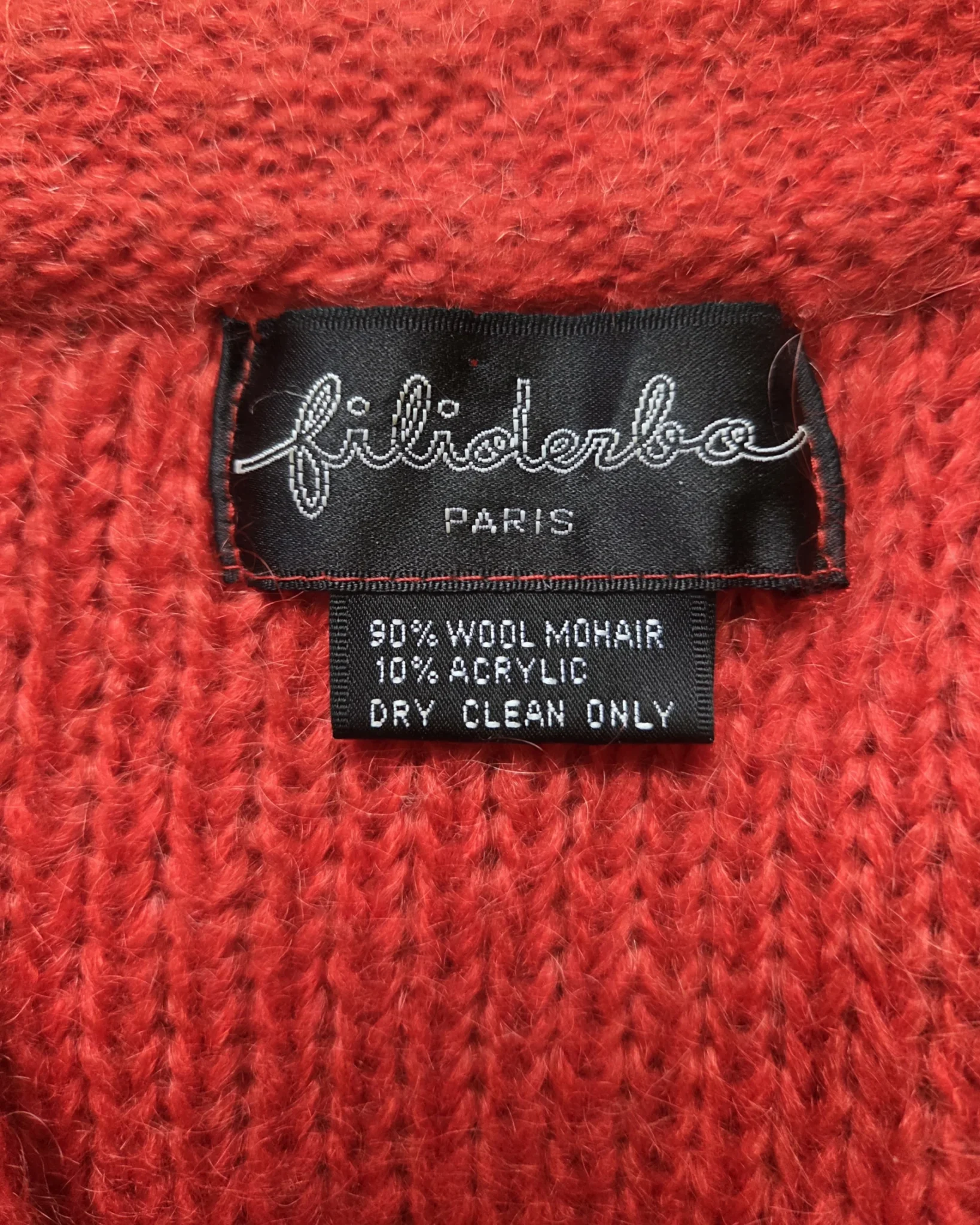 Featured image for Superbe gilet rouge FILIDERBO PARIS