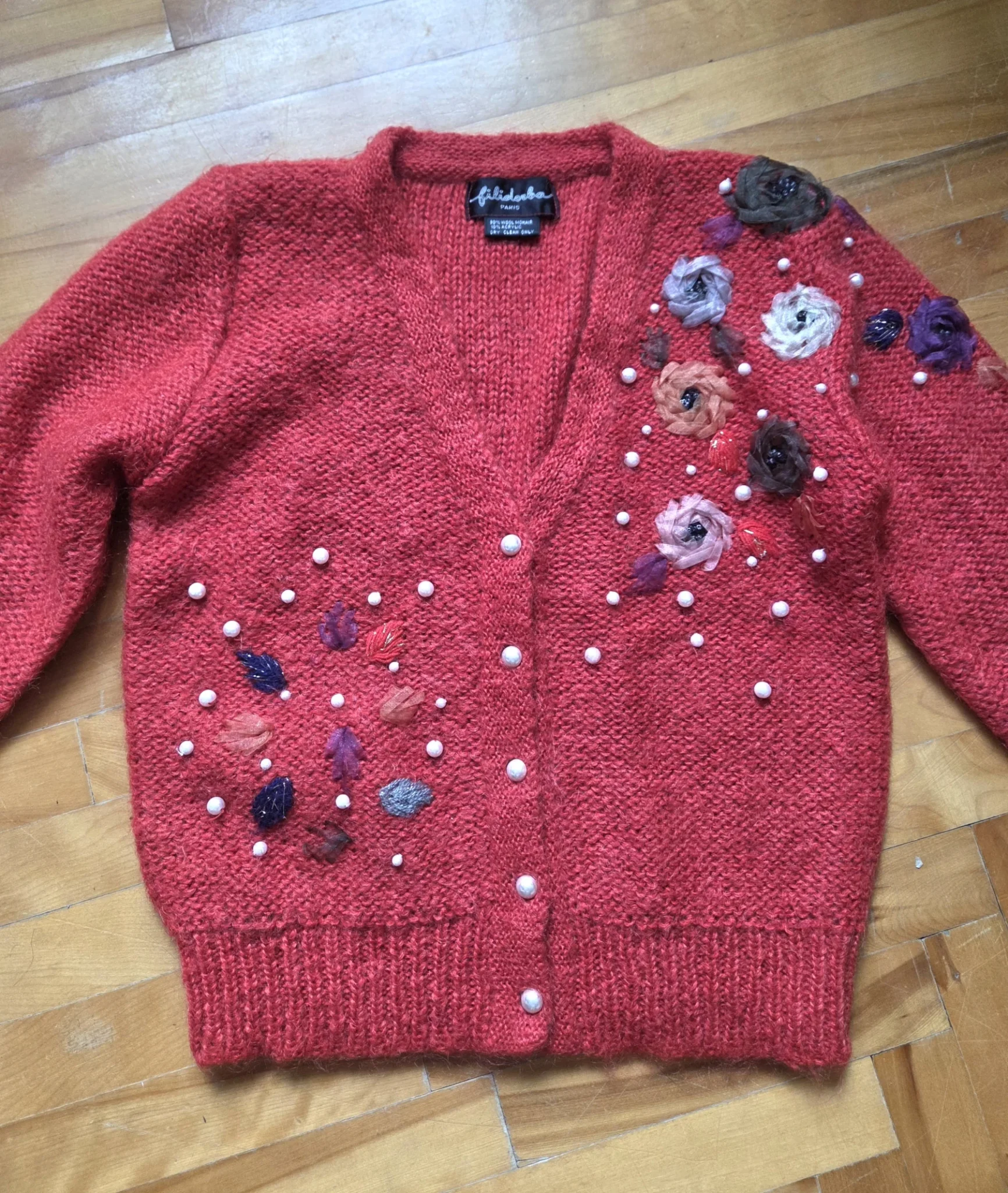 Image for Superbe gilet rouge FILIDERBO PARIS