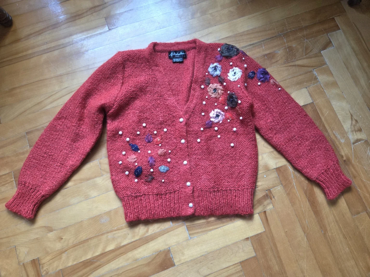 Image for Superbe gilet rouge FILIDERBO PARIS