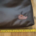 Thumbnail for Dooney & Bourke shoulder bag – brown nylon, leather & pink lining