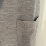 Thumbnail for Paraphrase long sleeveless jacket – grey and black – Size L / 14–40