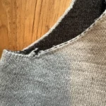 Thumbnail for Paraphrase long sleeveless jacket – grey and black – Size L / 14–40