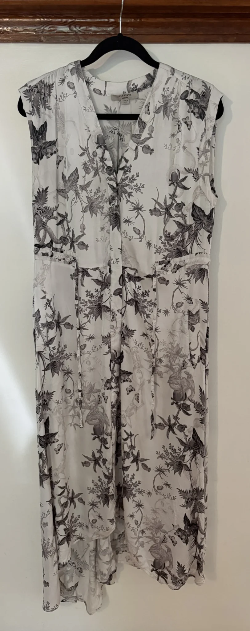 Featured image for AllSaints maxi dress – botanical and snake print