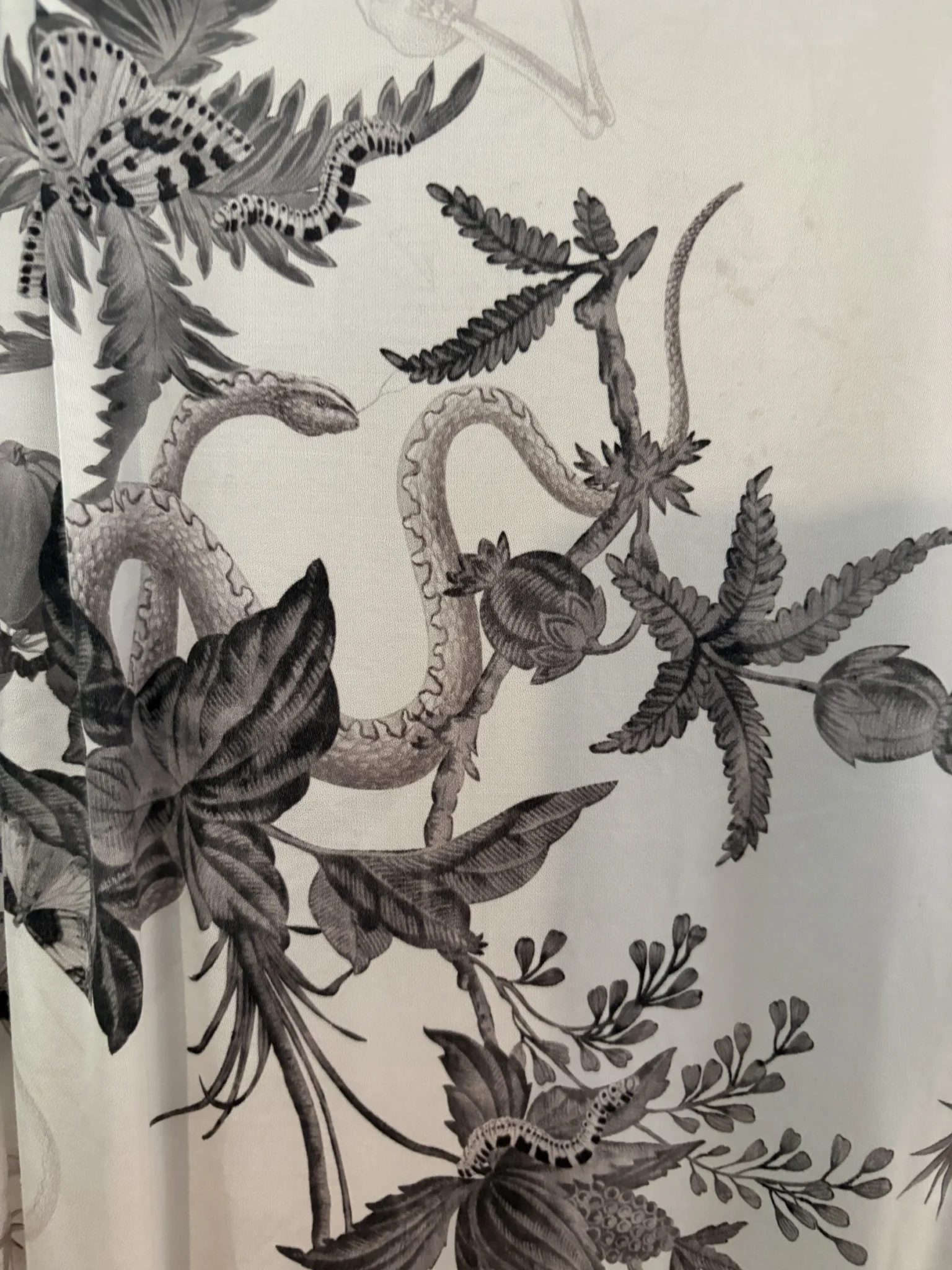 Image for AllSaints maxi dress – botanical and snake print