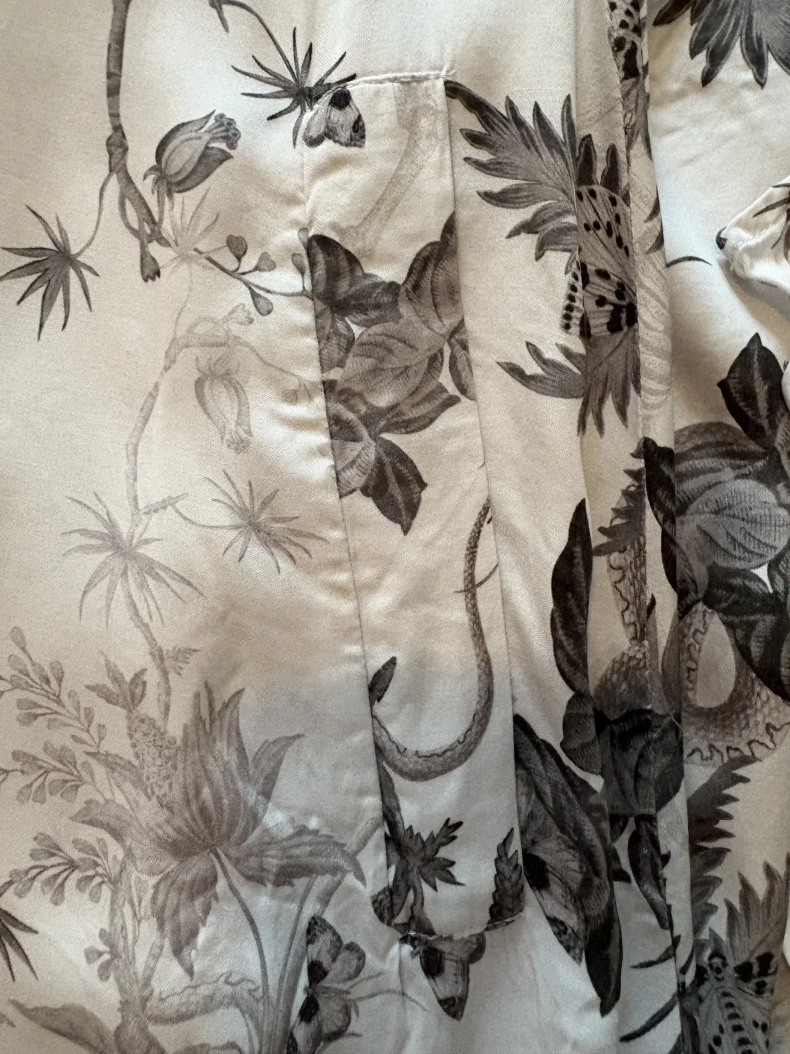 Image for AllSaints maxi dress – botanical and snake print
