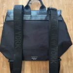 Thumbnail for Botkier New York rucksack – black – nylon with faux-leather trim