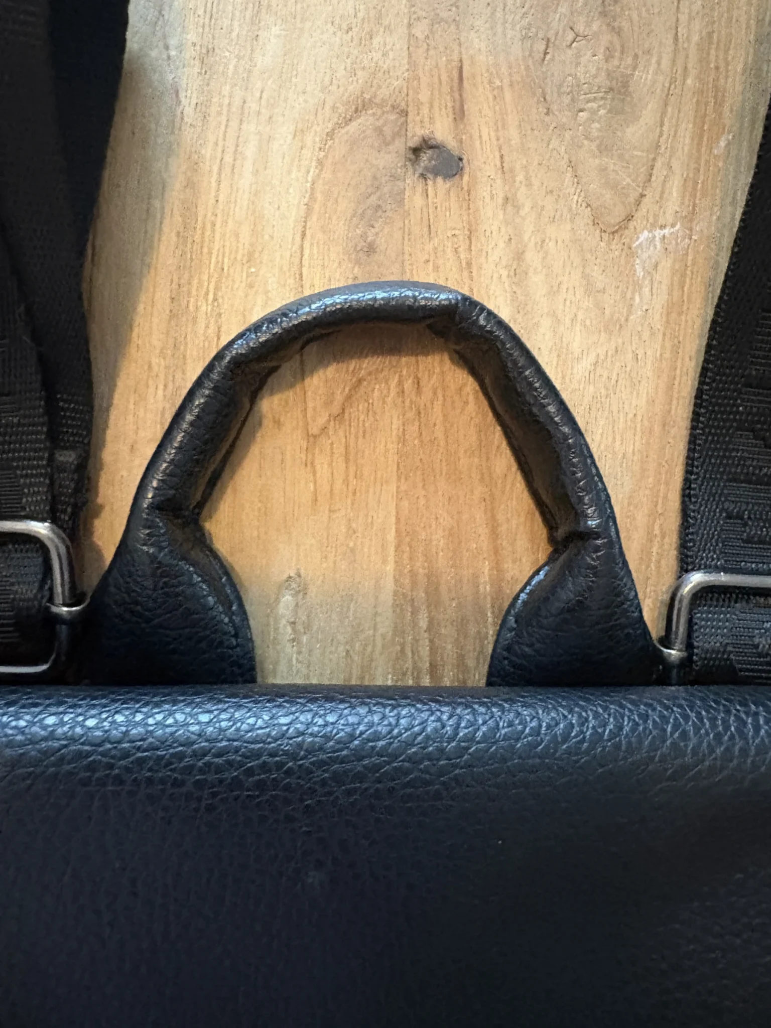 Image for Botkier New York rucksack – black – nylon with faux-leather trim