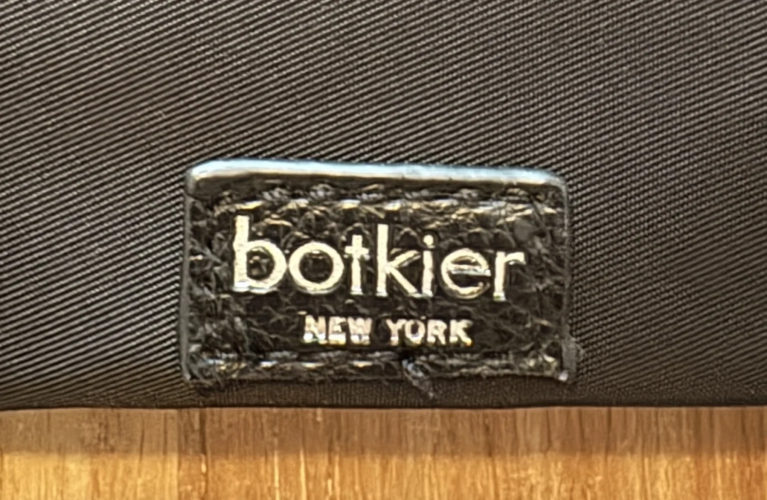 Image for Botkier New York rucksack – black – nylon with faux-leather trim