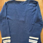 Thumbnail for Moffi blue and white zipped cardigan – Size M/M