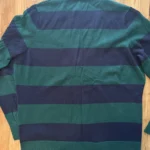 Thumbnail for Tommy Hilfiger green and navy striped cardigan – Size XL
