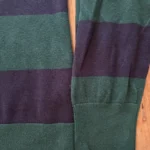 Thumbnail for Tommy Hilfiger green and navy striped cardigan – Size XL