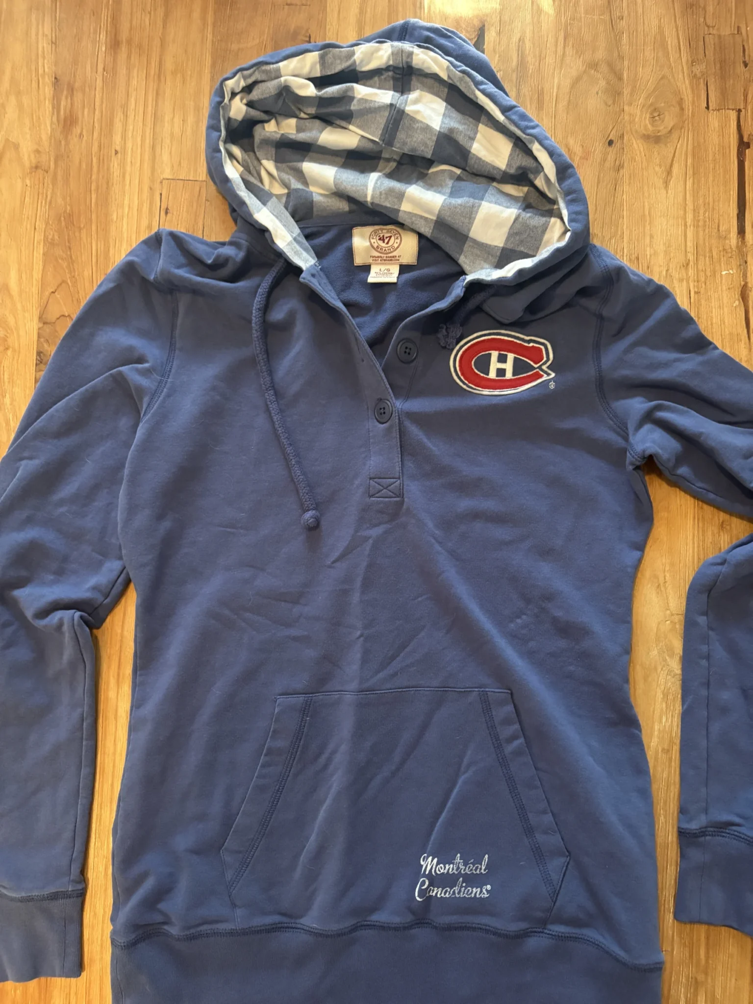 Featured image for ’47 Brand hooded jumper – Montreal Canadiens – Size L/G