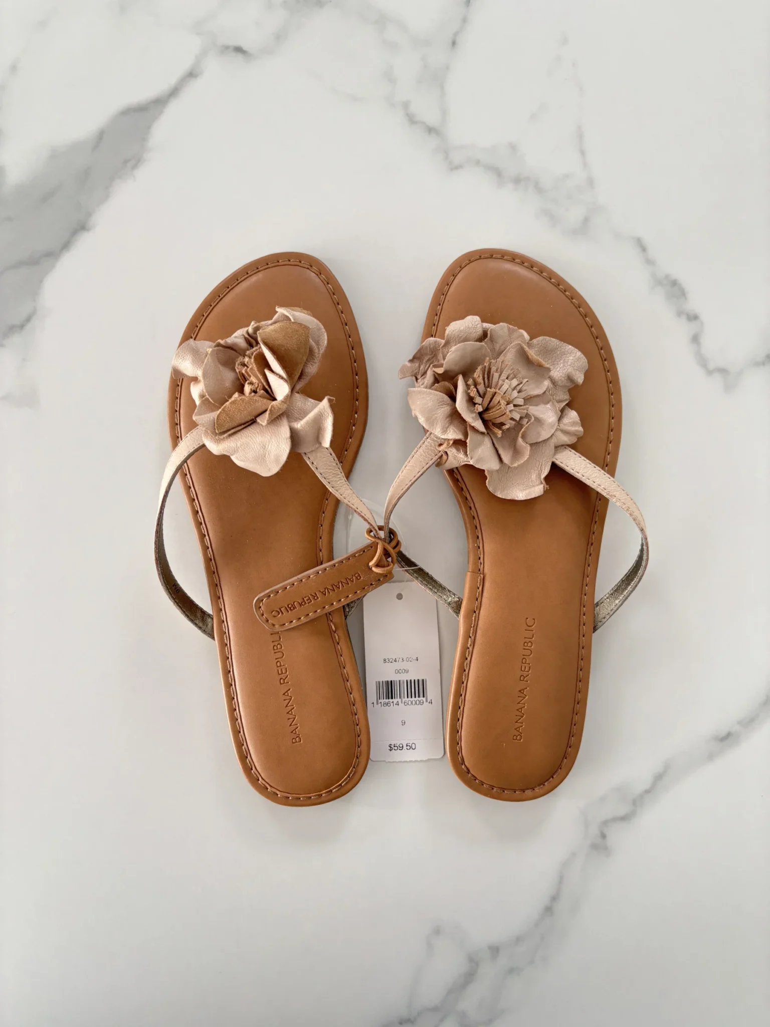 Featured image for Banana Republic sandals – Leather flower