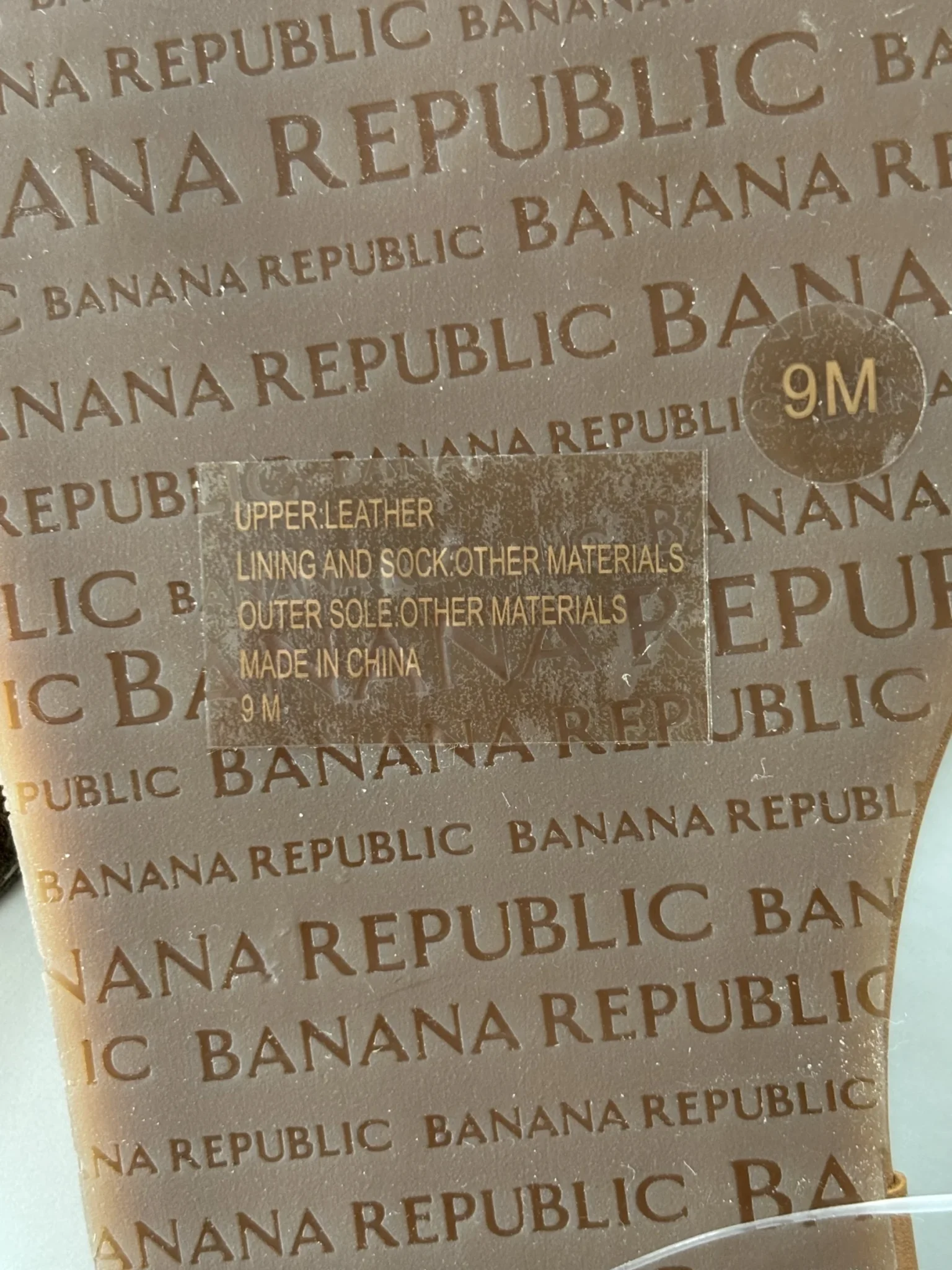 Image for Banana Republic sandals – Leather flower