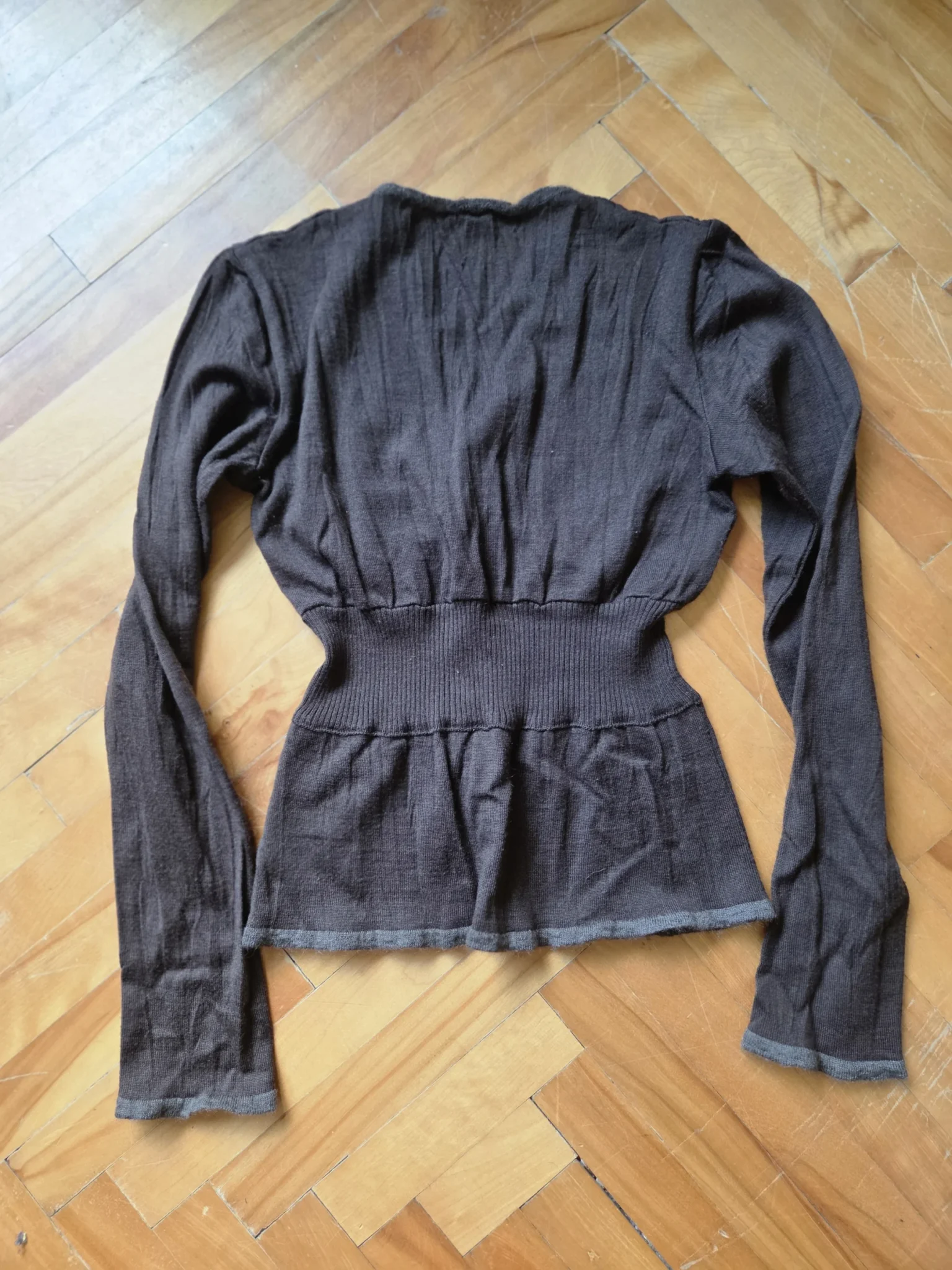 Image for JUST CAVALLI-Pull à col en V Marron