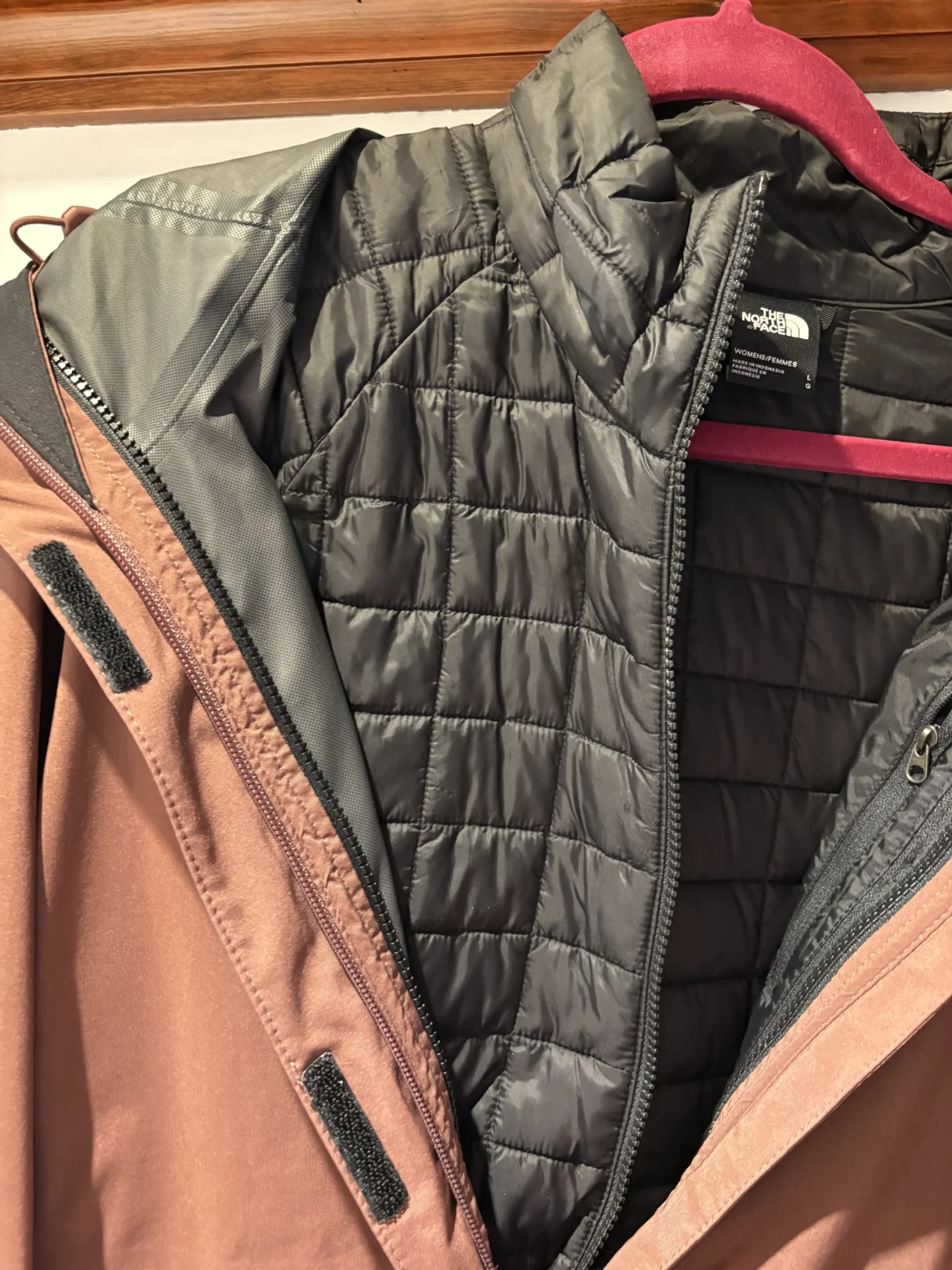 Image for The North Face – Manteau 3-en-1 pour femme – Taille L
