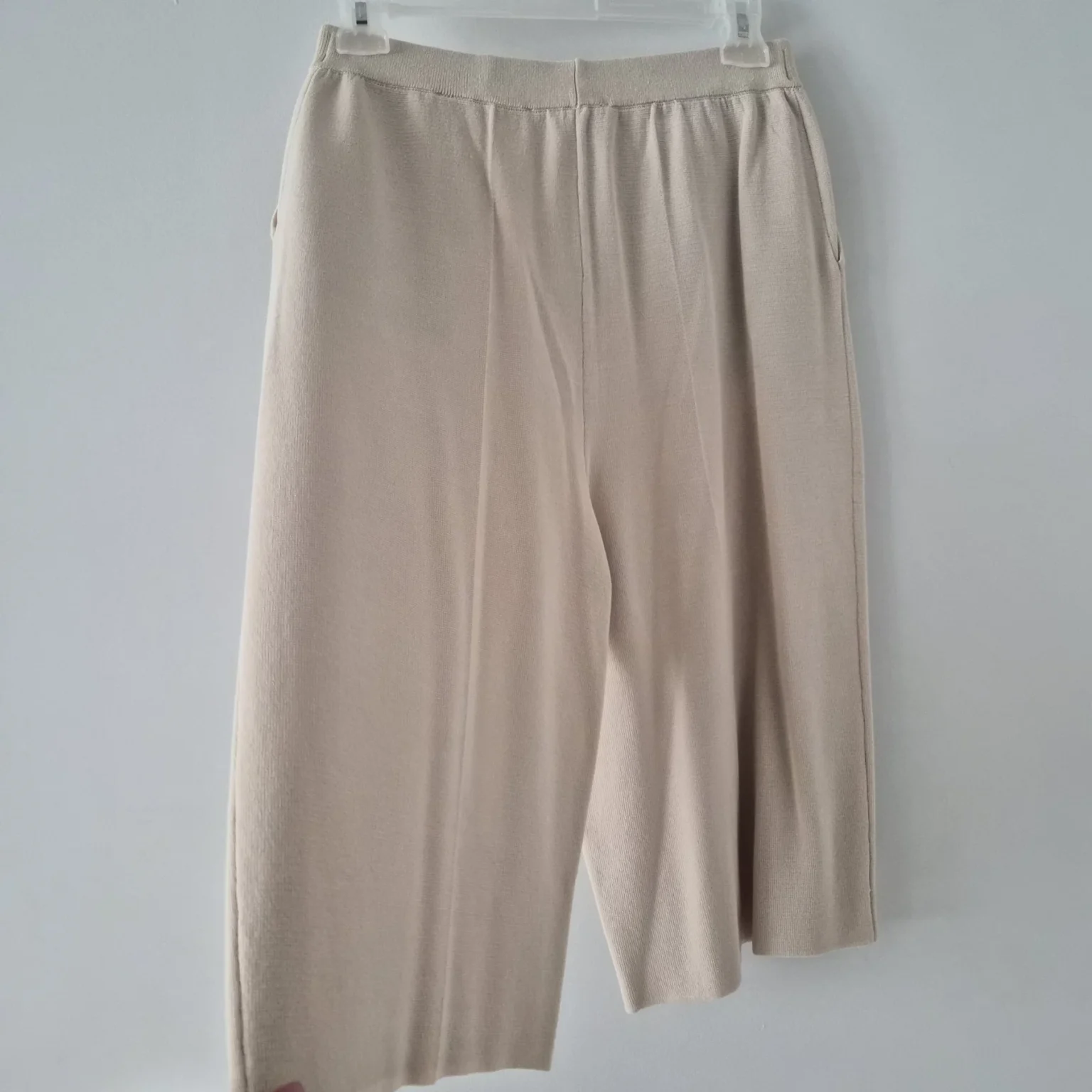 Image for Flared capri trousers