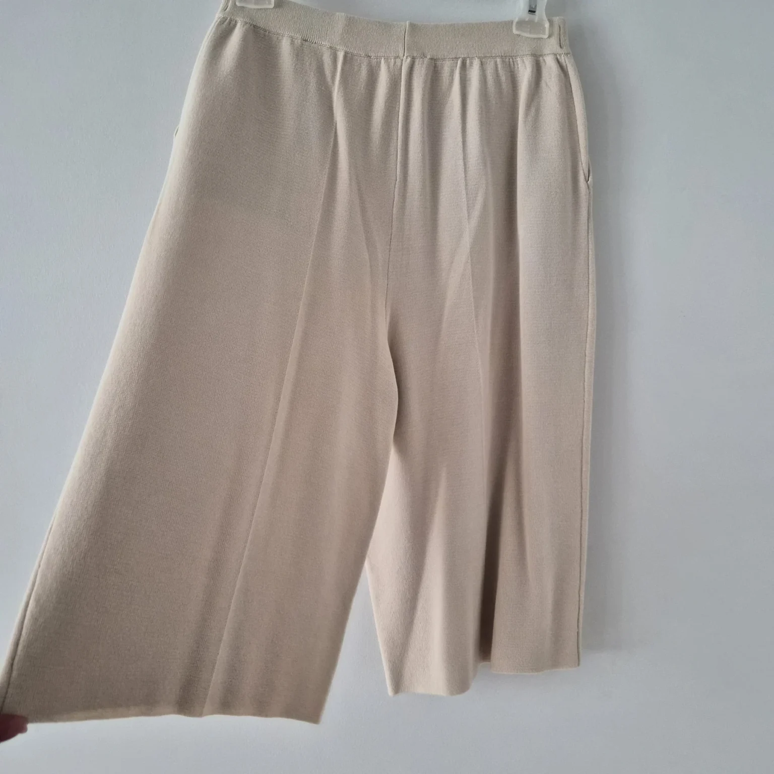 Image for Flared capri trousers