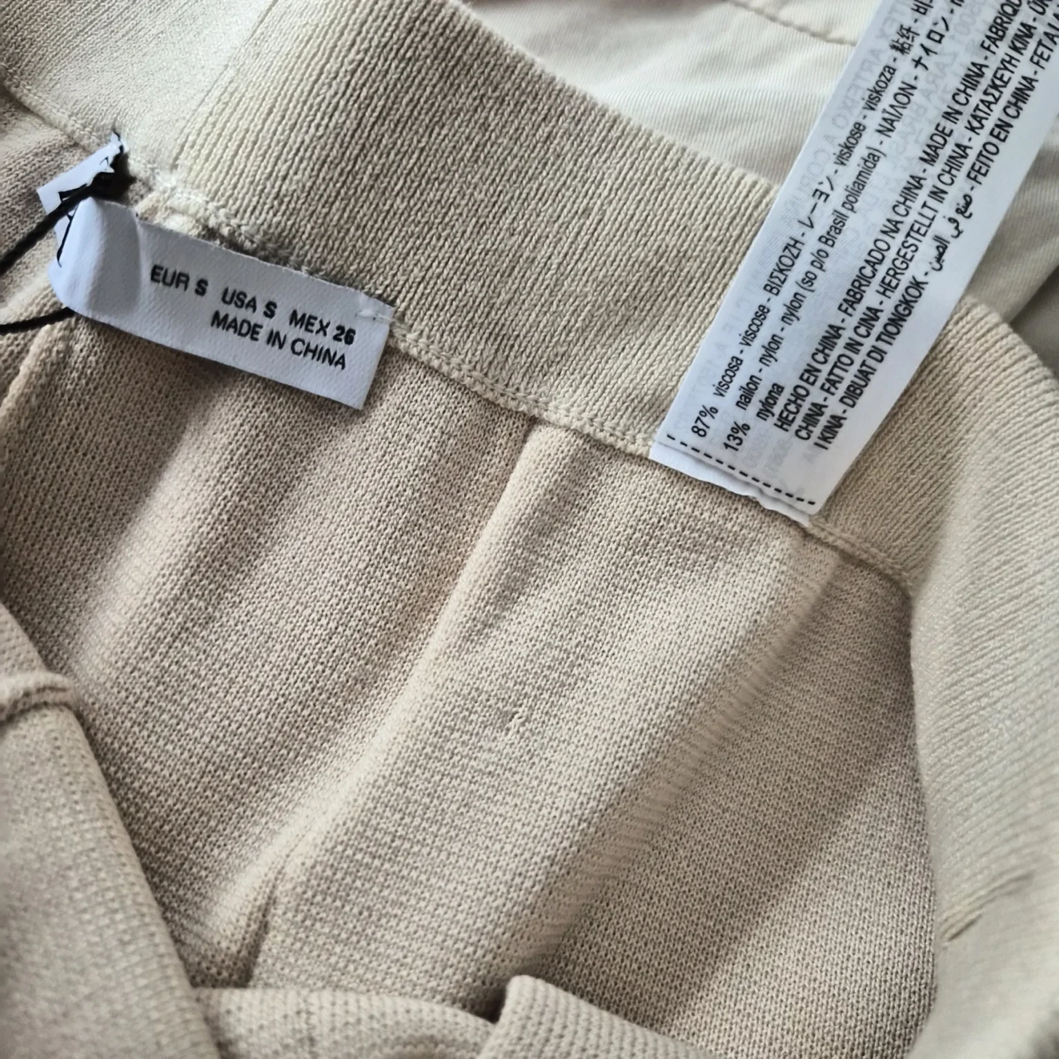 Image for Flared capri trousers
