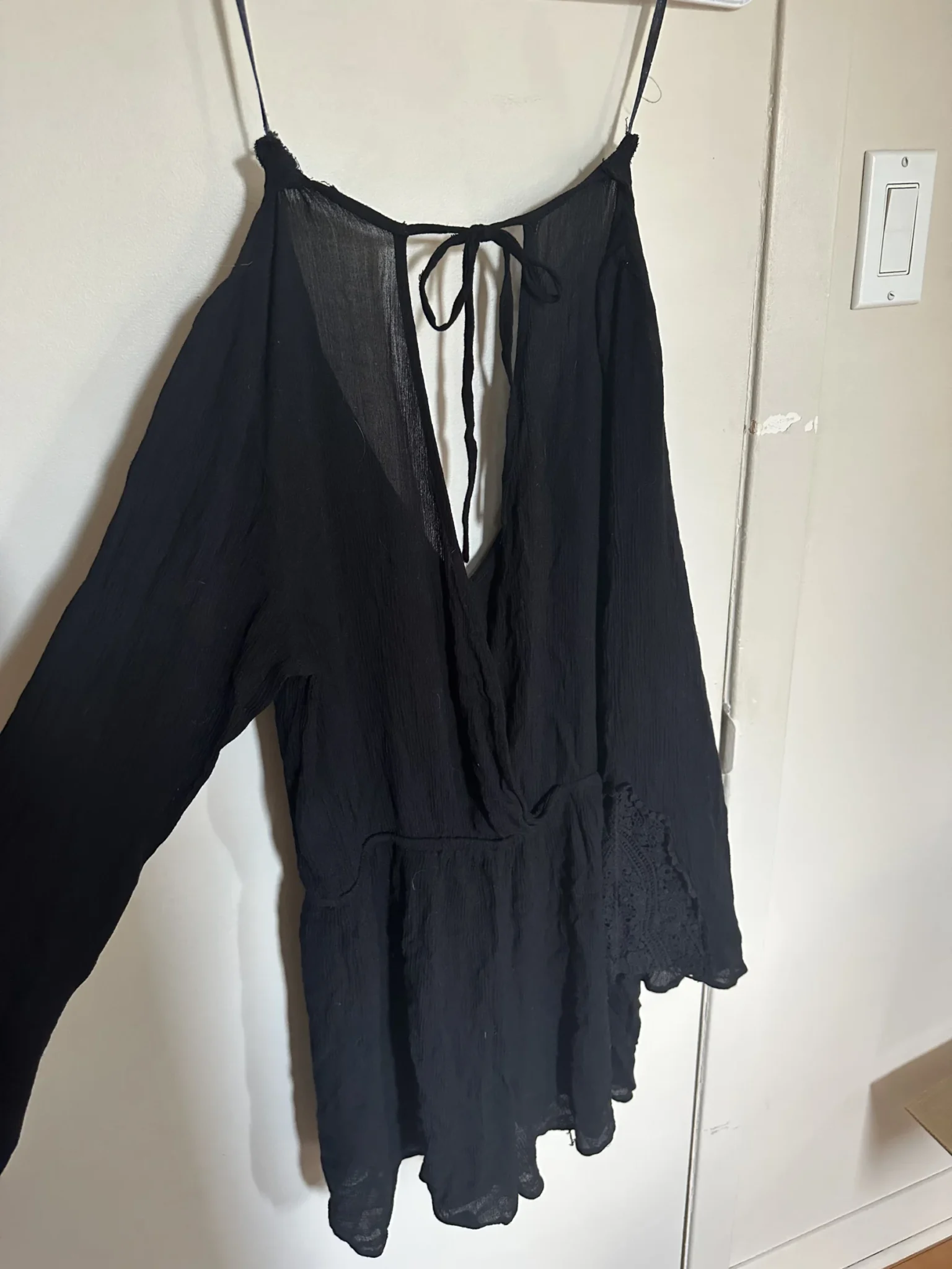 Image for One-piece with detailed sleeves