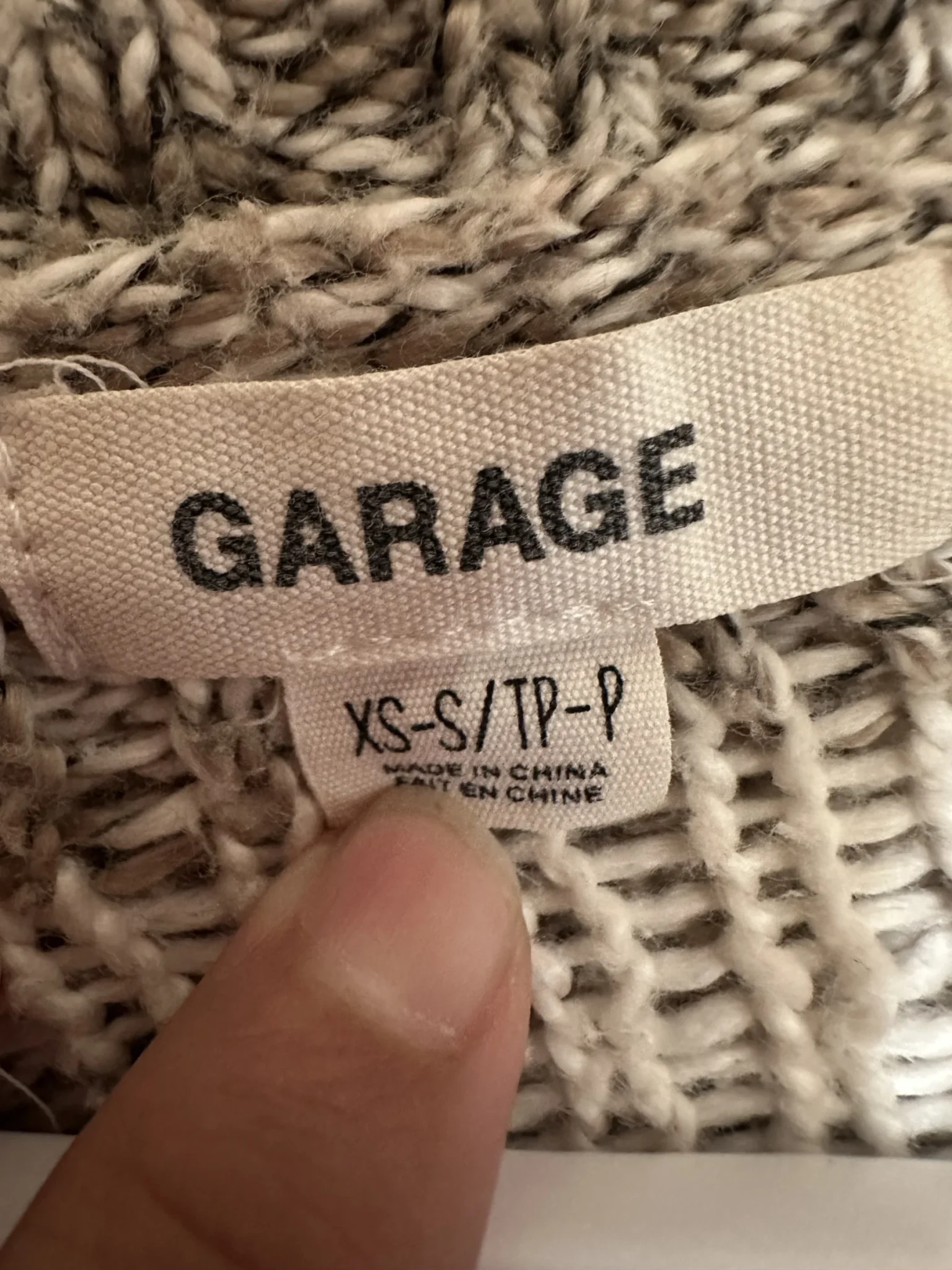 Image for Garage Cardigan