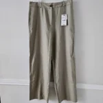 Thumbnail for Straight-leg linen trousers