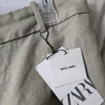 Thumbnail for Straight-leg linen trousers