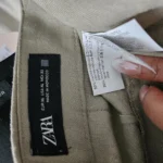 Thumbnail for Straight-leg linen trousers