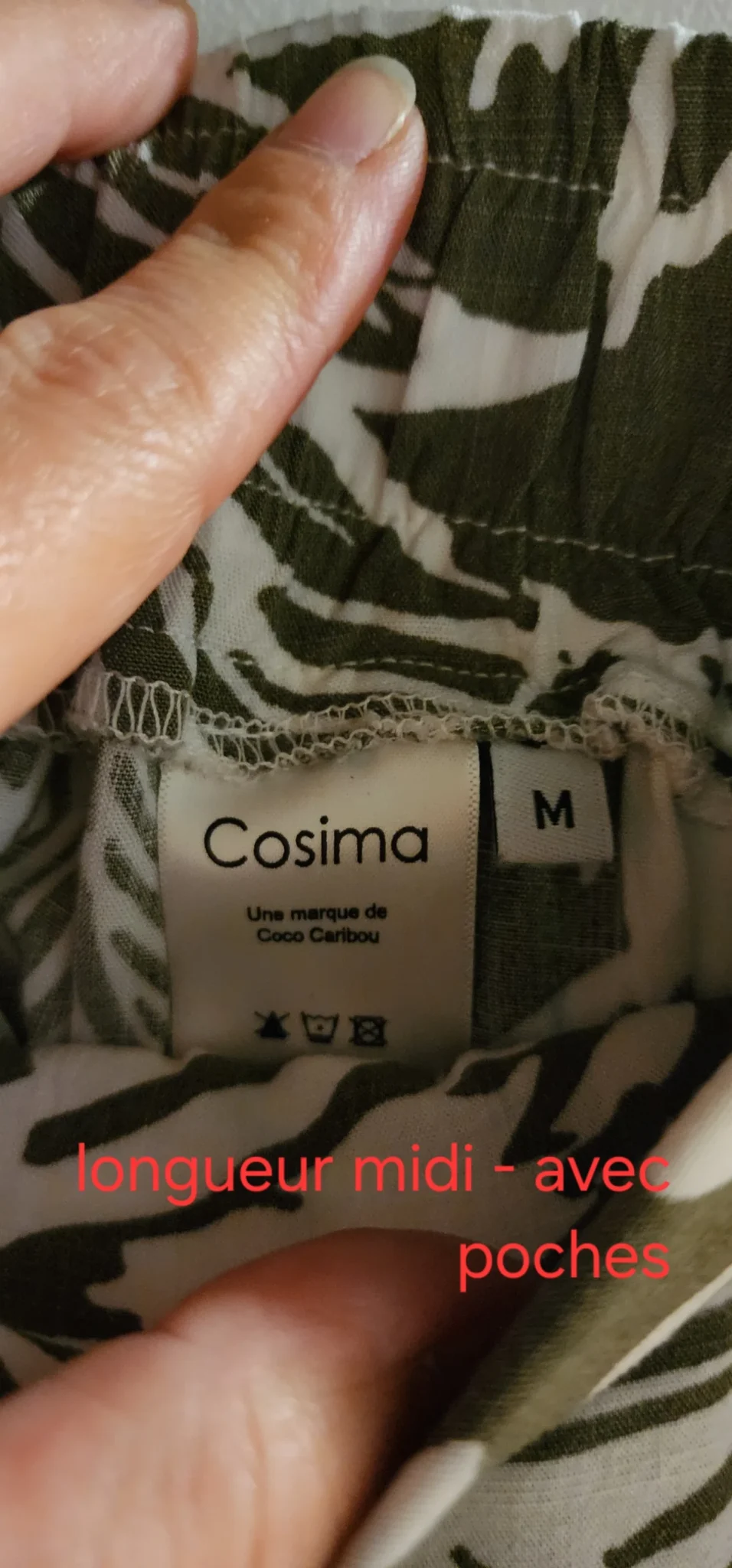 Image for Midi-length skirt made in Quebec