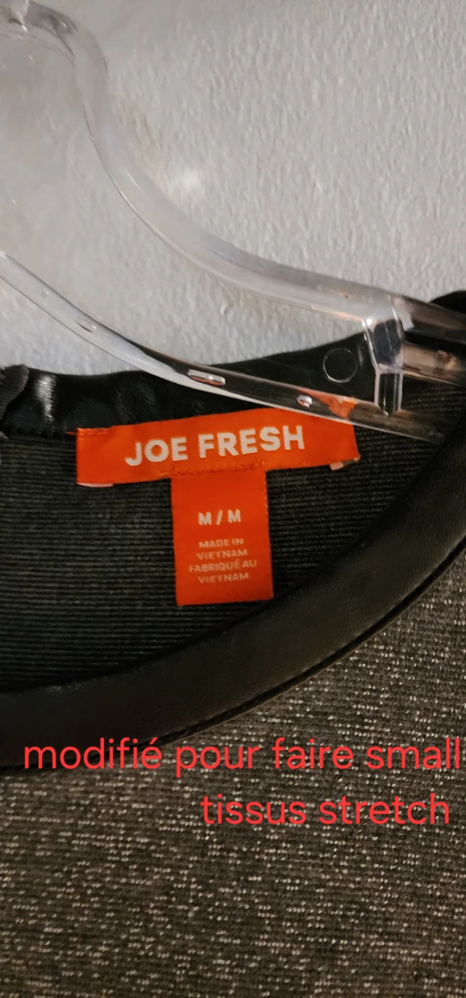 Image for Robe Joe fresh gris argenté