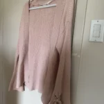 Thumbnail for Wide-sleeved cardigan with a bow