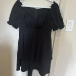 Featured thumbnail for Dress with slightly puffed sleeves
