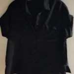 Featured thumbnail for Oversized black blouse