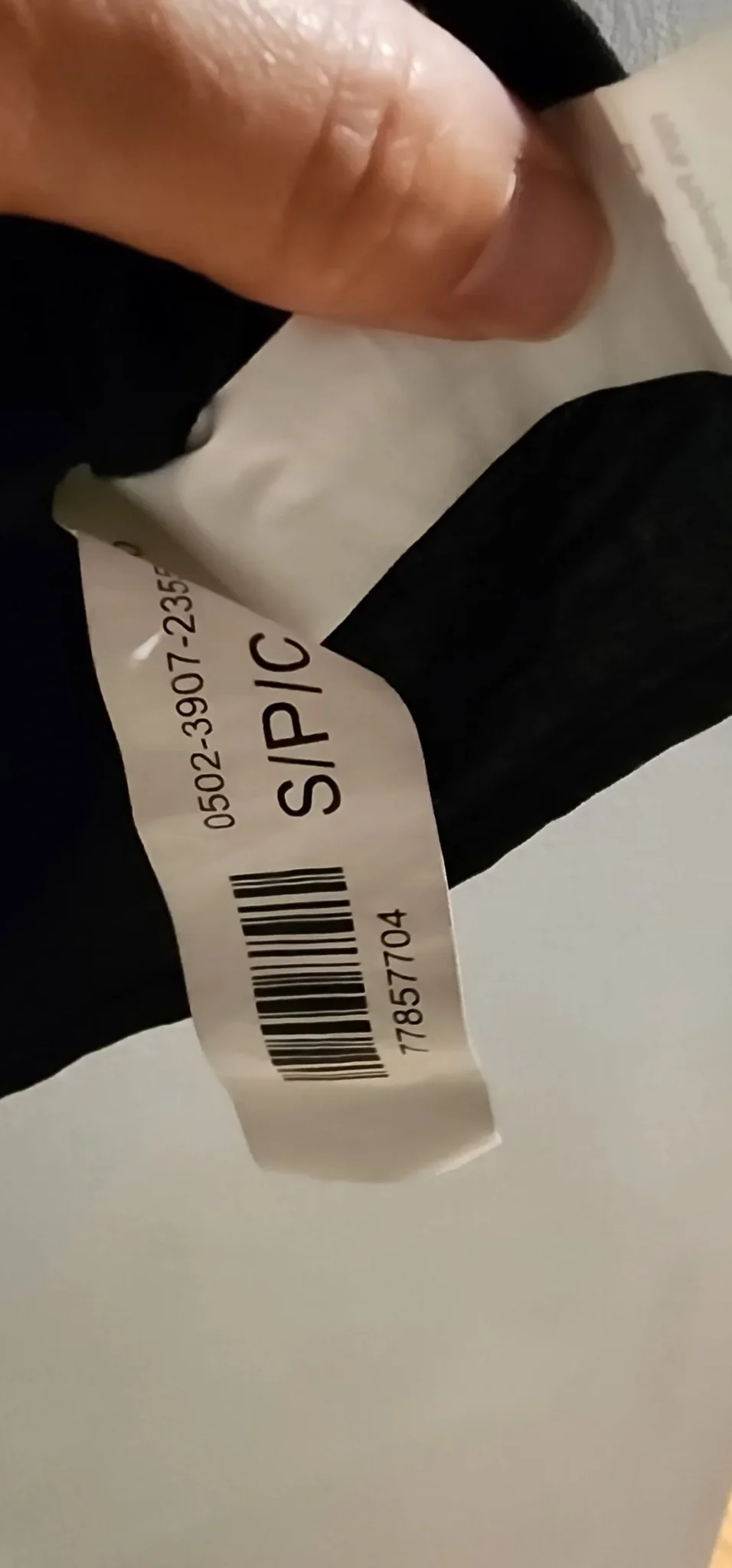 Image for Oversized black blouse