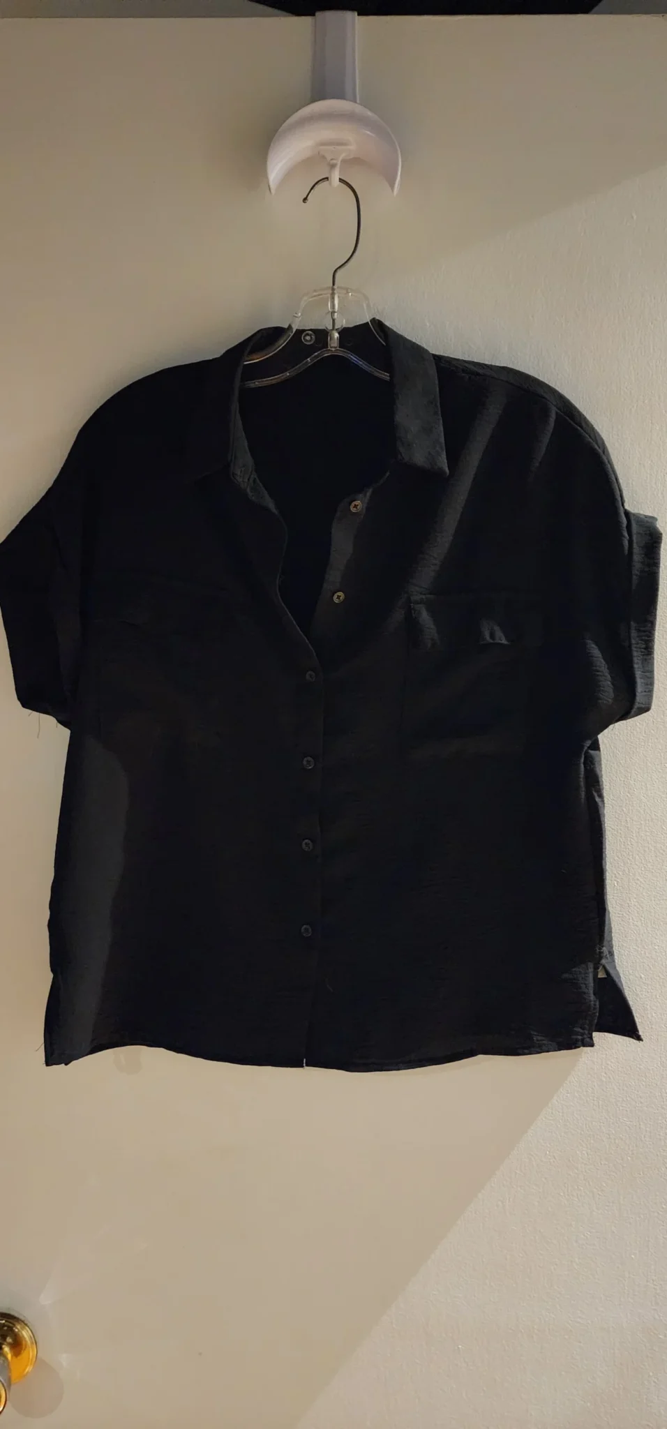 Image for Oversized black blouse