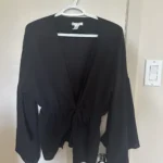 Featured thumbnail for Tie-front cardigan with flared sleeves