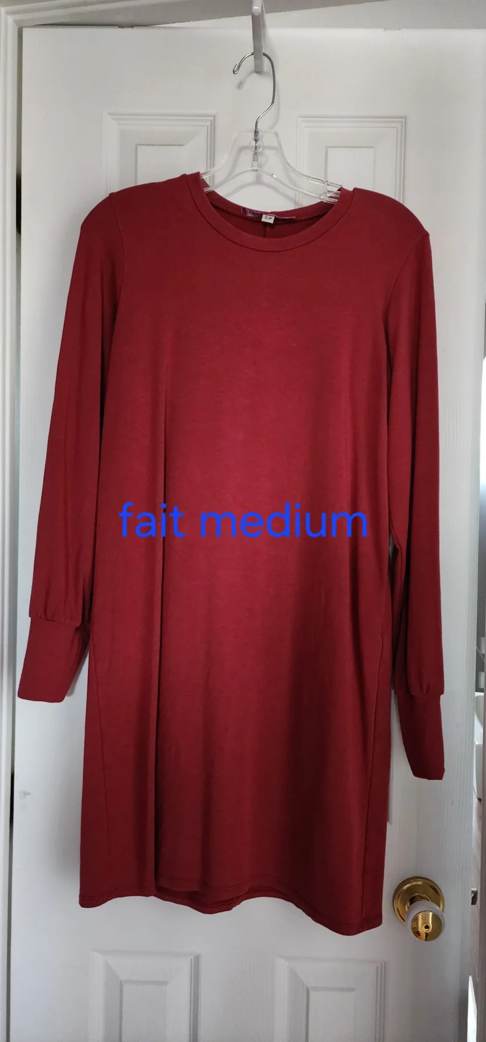 Featured image for Robe coton ouaté fait medium