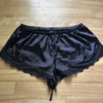 Featured thumbnail for Pyjama shorts with lace detailing