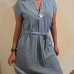 Featured thumbnail for Robe en jeans Camaïeu