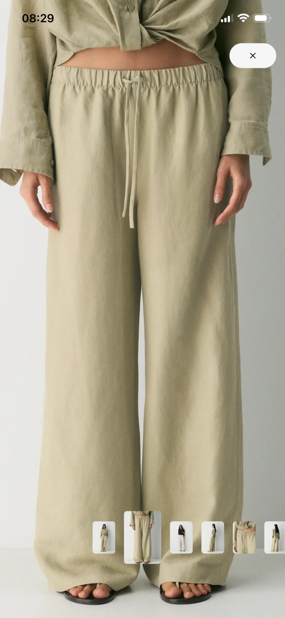 Image for Aritzia | Lodge pantalons en lin