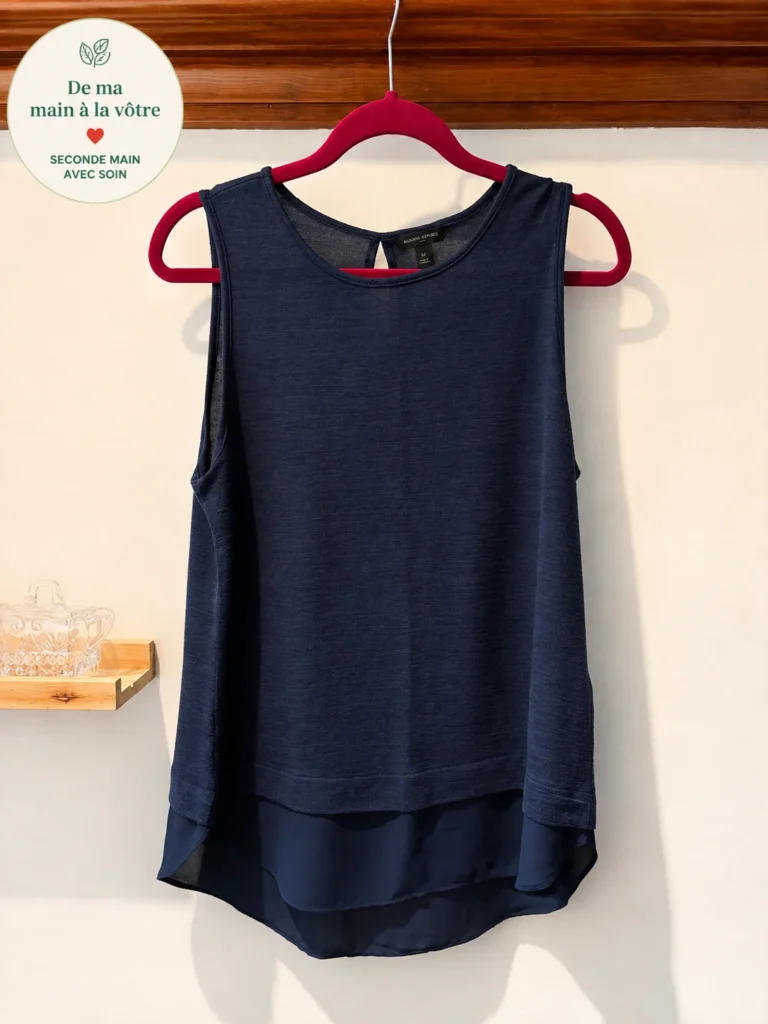 Featured image for Banana Republic — Navy blue sleeveless top — M