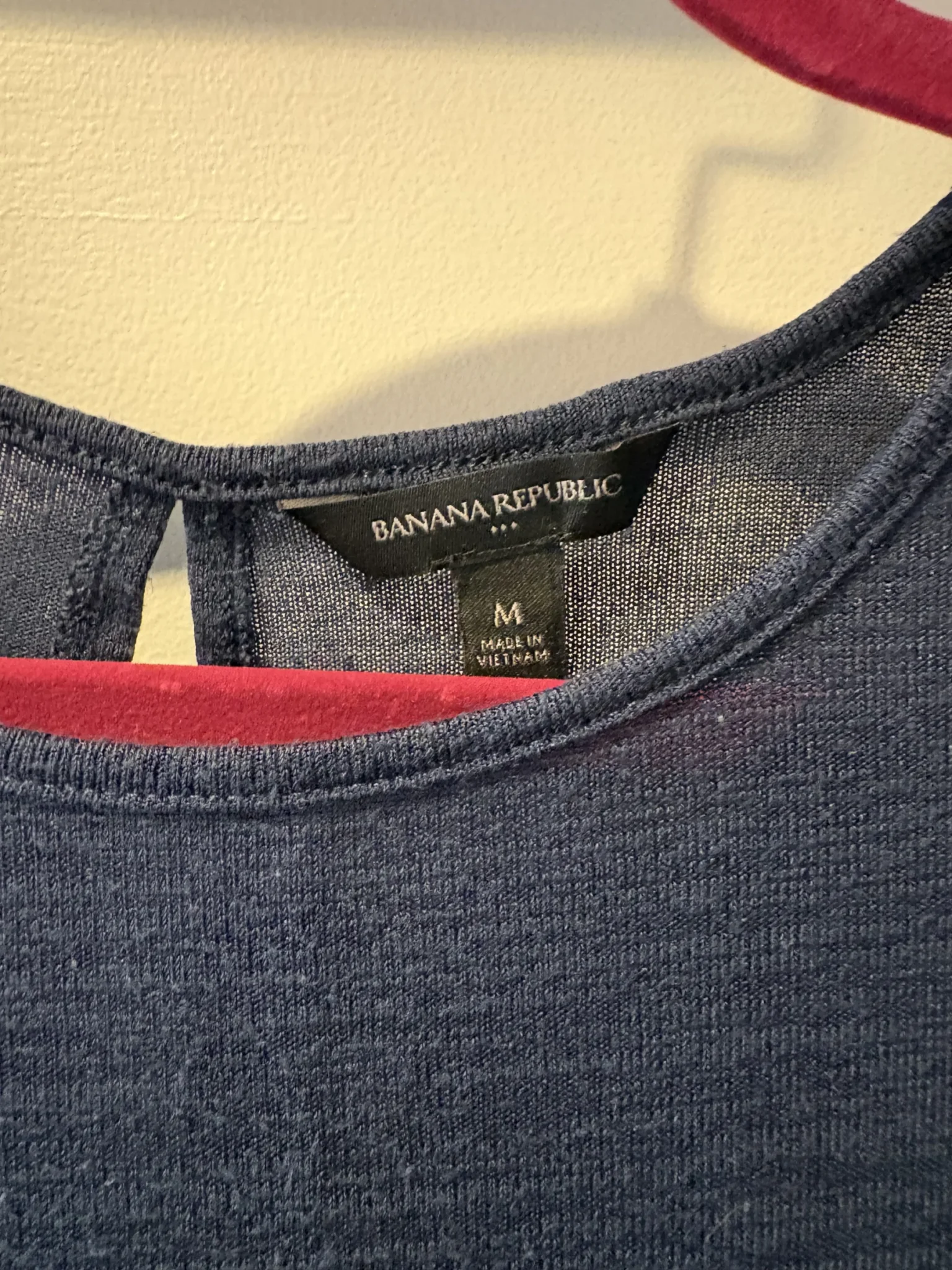 Image for Banana Republic — Navy blue sleeveless top — M